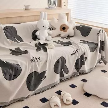 Ткань, не царапающая чехол для дивана Универсальный универсальный чехол Нескользящий коврик Полотенце Универсальный чехол для дивана Four Seasons Полное покрытие Одеяло 180*130cm