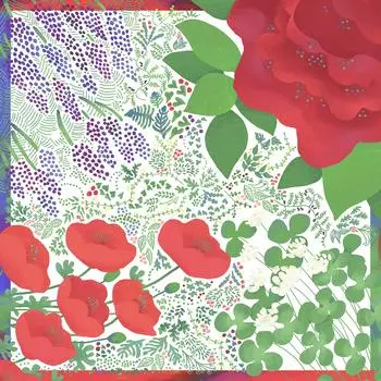 Ткань, окрашенная в цвет Асакура, супероберточная, однотонная, обернутая в водоотталкивающую ткань размером 96 x 96 см, переплетение, цветы, прибл.