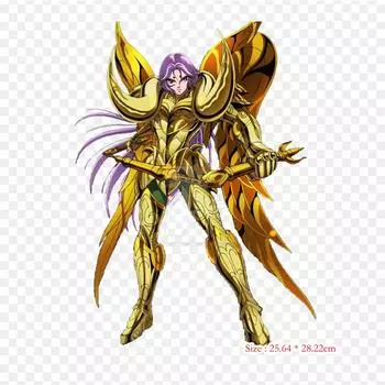 Ткань Овен Му Бог, Овен Му Пегас Сейя, железные нашивки для одежды, наклейки с аппликациями на одежду, термочувствительная нашивка на заказ