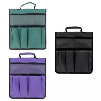 Ткань Оксфорд, сумка для инструментов на коленях для чистки сада, сумка для стула на коленях с ручкой фиолетовый