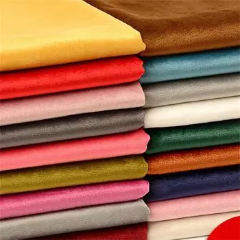 Ткань постельное белье DIY толстый плюшевый бархат ткань матовый золотой бархат диван занавеска 100cm*153cm белый