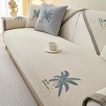 Ткань с изображением ананасового дерева в скандинавском стиле Instagram, диванная подушка из синели с вышивкой, универсальная нескользящая подушка на четыре сезона 70*70