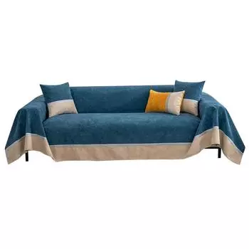 Ткань с защитой от кошачьих царапин, чехол для дивана, полное покрытие, четырехсезонная универсальная диванная подушка, водонепроницаемый барьер для мочи, антипригарный шерстяной чехол, полотенце 200*130cm