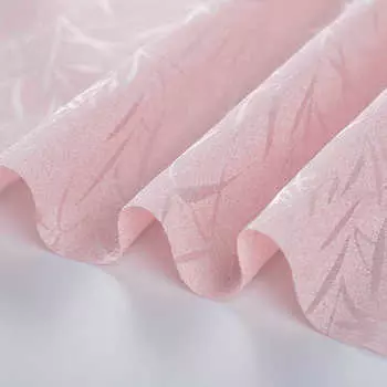 Ткань «Сделай сам» из бамбуковых листьев, однотонная, мягкая, яркая, шелковая, ретро-жаккардовая ткань 150*100cm