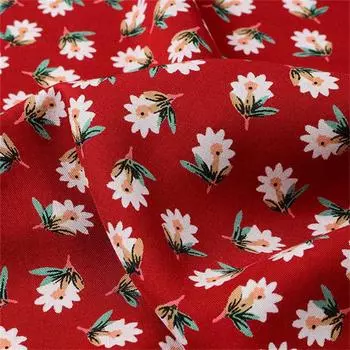 Ткань Вискоза Печать Хлопок Шелк Тутовый хлопок Дышащий Летнее платье Резная ткань Мягкий Искусственный хлопок 100*143cm