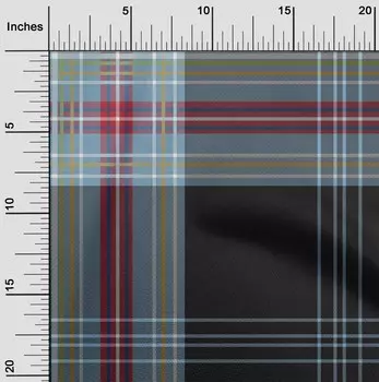 Ткань в клетку тартан из хлопковой ткани oneOone Flex отпечатана в ярдах шириной 40 дюймов 42 Inch Wide - Viscose Chiffon ягодный