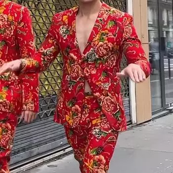 Ткань Yousheng с цветочным принтом, северо-восточная традиционная лоскутная ткань с цветочным принтом, разноцветная хлопковая ткань для шитья для поделок своими руками B