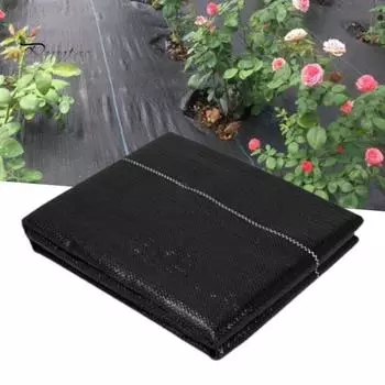 Ткань, защищающая от травы, дышащая, простая в установке, ткань для борьбы с сорняками, устойчивая к разрыву, устойчивая к коррозии, барьер для сорняков для садовых теплиц, овощей L