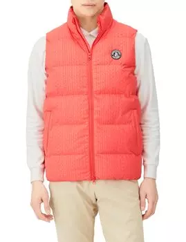 Ткань жилет тисненая ПЭ тафта 6 [Jack Bunny] Мужская / 262-3258007 150_Оранжевый [LL]