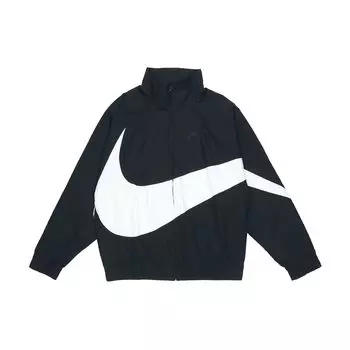 Тканая эффектная куртка Nike Big Swoosh (Азия) Черная мужская уличная одежда AR3133-010 S