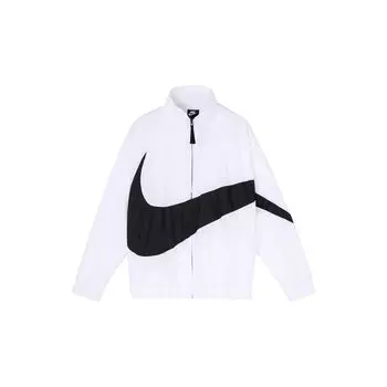 Тканая эффектная куртка Nike Big Swoosh (Азия) Белая мужская уличная одежда AR3133-100 L
