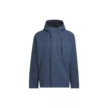 Тканая куртка Adidas Wuji Bond с однотонным логотипом Мужские куртки темно-синие IP4933 S