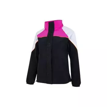 Тканая куртка для фитнеса и тренировок Under Armour с контрастным воротником, женские топы, черные 1368728-001 L