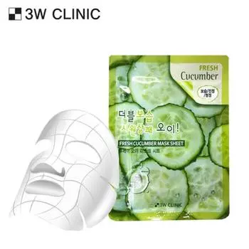 Тканевая маска 3W CLINIC Fresh Cucumber (3 варианта) #10 Sheets