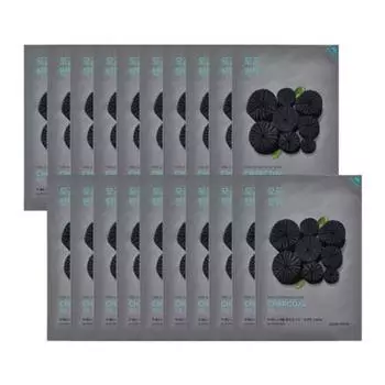 Тканевая маска Holika Holika Pure Essence Mask Sheet Charcoal 23 мл, 1 упаковка, 20 штук