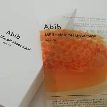 Тканевая маска с мягким кислым pH Honey fit 30 мл