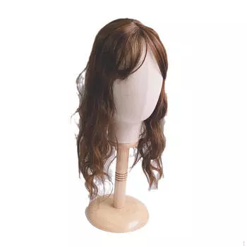 Тканевая вешалка для шляп, модель манекена, стенд для модели головы для магазина, парикмахерской, дома beige white