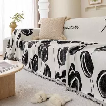 Тканевое полотенце с защитой от кошачьих царапин, универсальное всесезонное жаккардовое противоскользящее покрытие, спинка, подлокотник, многофункциональное одеяло, чехол для дивана 180x130