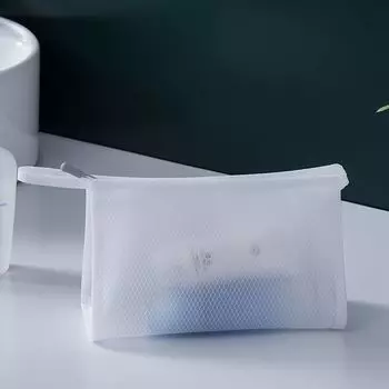 Тканевые косметички большой вместимости, косметические кейсы для хранения, дорожная сумка для туалетных принадлежностей, сетчатая косметичка в комбинации E