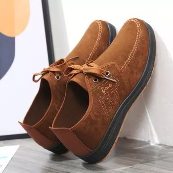 Тканевые туфли мужские одинарные туфли весна и осень новые подошва из говяжьей жилы мягкая подошва легкие повседневные туфли 39