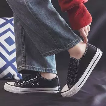 Тканевые туфли на липучке, женские туфли из ткани, осенние туфли, новые белые туфли для ленивых студентов, прилив 35 белый