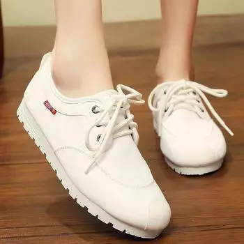 Тканевые туфли, женские одиночные туфли, парусиновые туфли, повседневная джинсовая обувь с низким вырезом на мягкой подошве, удобная рабочая обувь для женщин. 40