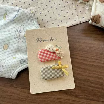 Тканевые заколки для волос с цветами, Заколка для волос в виде кролика-принцессы, Новые заколки для челки, Аксессуары для волос C-2PC