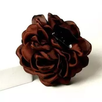 Тканевые заколки-крабы для волос с цветами роз для женщин и девочек, милые заколки-клипсы, пластиковые зажимы для волос, аксессуары для волос