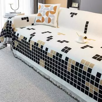 Тканевый чехол для дивана, универсальный универсальный чехол для дивана, пылезащитное полотенце, диванная подушка, универсальное покрывало на четыре сезона, одеяло 180*130cm