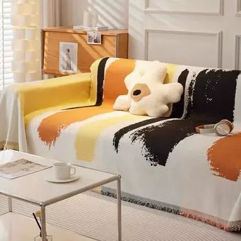 Тканевый чехол для дивана, высококачественное универсальное универсальное полотенце для дивана, универсальный чехол для дивана из синели Four Seasons 180*130cm
