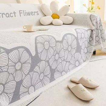 Тканевый чехол для полотенец для дивана, простой чехол для дивана, универсальный чехол для дивана на четыре сезона, универсальное цельное одеяло 180*130cm