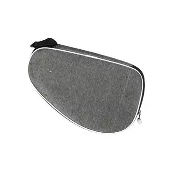 Тканевый чехол для ракетки с застежкой-молнией, чехол для ракетки для пинг-понга, чехол для настольного тенниса, сумка для хранения ракеток серый