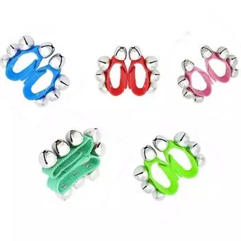 Тканевый колокольчик на запястье 2 шт./компл. для музыкального сопровождения/атмосферы стадиона светло-синий