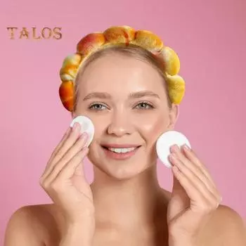 Тканевый обруч для волос, легкий, удобный, женский обруч для волос, фланелевая губка, водонепроницаемый, аксессуары для волос жёлтый