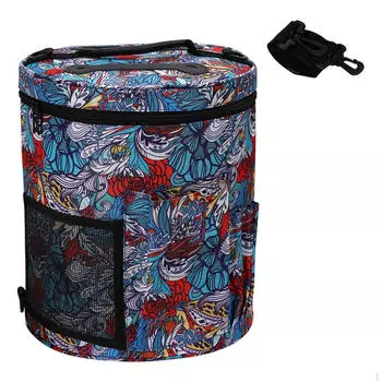 Тканевый органайзер для пряжи, практичная сумочка для вязания крючком Style C