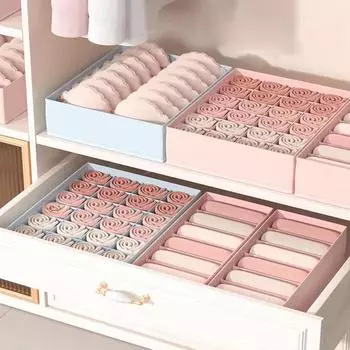 Тканевый органайзер «три в одном» для нижнего белья, носков и бюстгальтеров 6-Section Single: 33*16*9cm