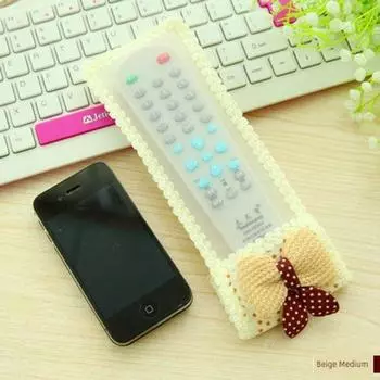 Тканевый Пылезащитный Чехол для Мобильного Телефона China Telecom и China Unicom с Пультом Дистанционного Управления Beige Medium 5