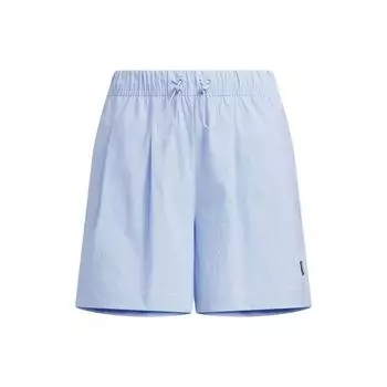 Тканые шорты Adidas X Seebin с графическим рисунком — женская совместная версия SS23, светло-розовые синие HY2854 XL