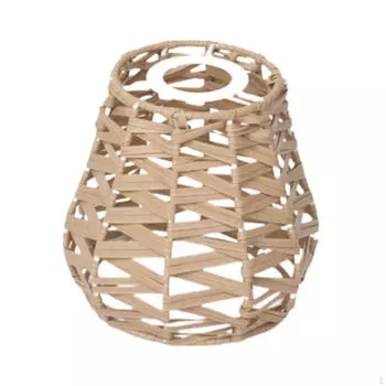 Тканый абажур, легкий, простой в установке, креативный защитный кожух для лампы, для кухни