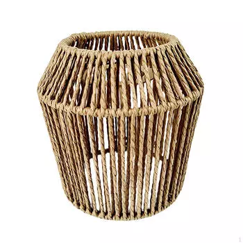 Тканый абажур, винтажный настольный абажур для настольных настенных бра, светильник