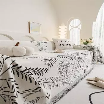 Тканый хлопковый чехол для дивана, одеяло, полотенце для дивана, мебель для гостиной, чехол для дивана, Coverecor T 180 X 130