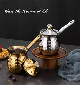 Tkiye-чашка для латте-арта из нержавеющей стали с острым горлышком, ручной кофейник, кувшин для вспенивания молока, кувшин для латте-арта серебряный