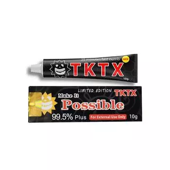 TKTX TATTOO CREAM 10 г ЧЕРНЫЙ 99,5% PLUS Strong