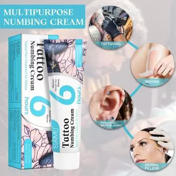 TKTX TATTOO Обезболивающий крем для тела на 6 часов 60 мл 60ml синий