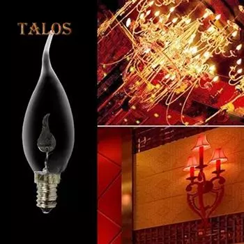 TL 3W 220V E14/E27 Светодиодная лампа с имитацией мерцающего пламени свечи, декоративная лампа 2#