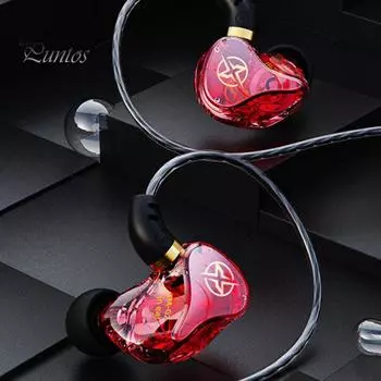 TM02 Проводные наушники-вкладыши Стерео наушники с шумоподавлением Гарнитура для музыки чёрный