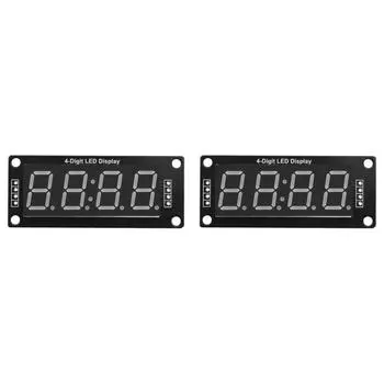 TM1637 LED-Anzeigemodul, 7-сегментный, Glhrhrenuhr, 0,56 Золля (грюн)