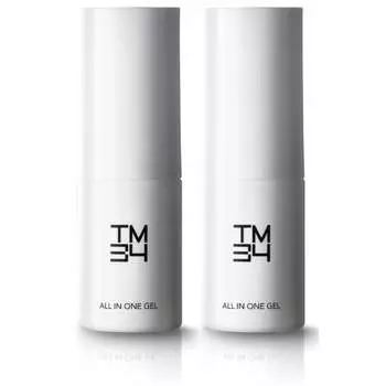 TM34 All-in-one Gel Men s All-in-one [Supervised by Kenji Taniguchi] Beauty serum, lotion, skin care, moisturizing, retinol, human stem cell extract,