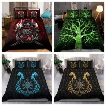 Tmarc Tee Комплект постельного белья премиум-класса Осьминог в готическом стиле Комплект одеяла Наволочка Single 135x200cm