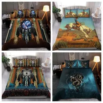 Tmarc Tee Комплект постельного белья премиум-класса Kraken Octopus King of the Seven Seas Декор спальни Single 135x200cm